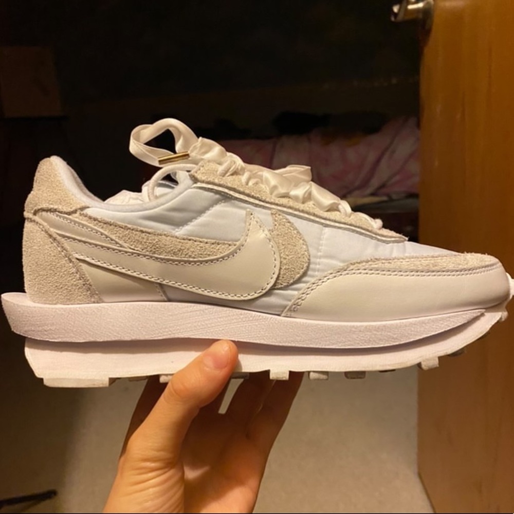 NIKE NYLON WHITE SACAIS